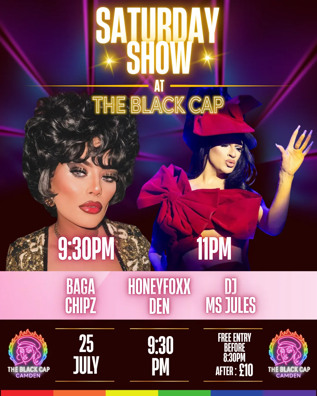 Baga Chipz and Honey Foxx Den at the Black Cap