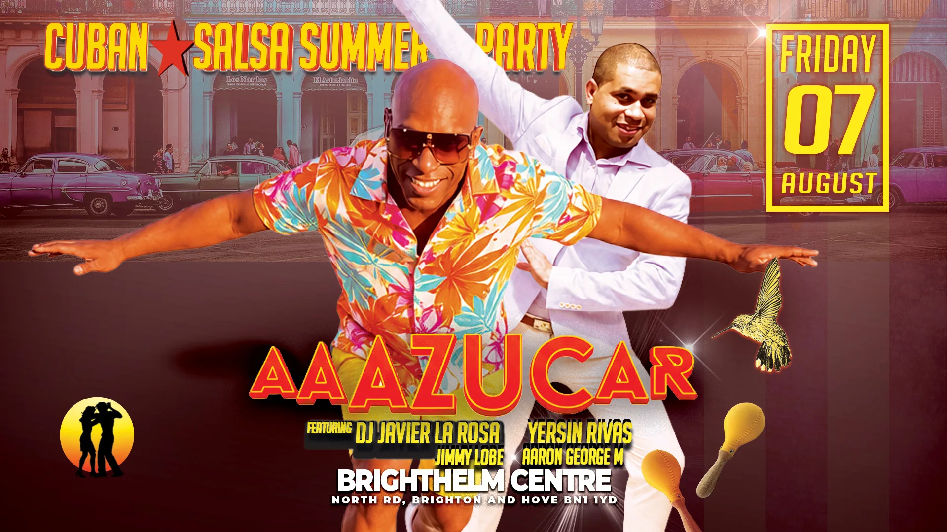 AAAZUCAR ⭐️ CUBAN SALSA ⭐️ SUMMER PARTY at Brighthelm Centre