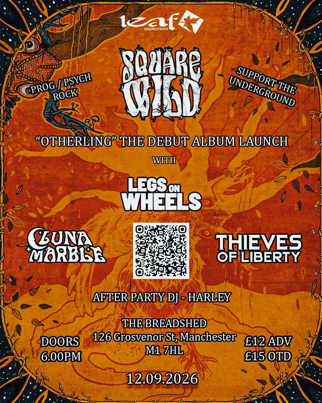 Square Wild Album Launch - OTHERLING at The Bread Shed