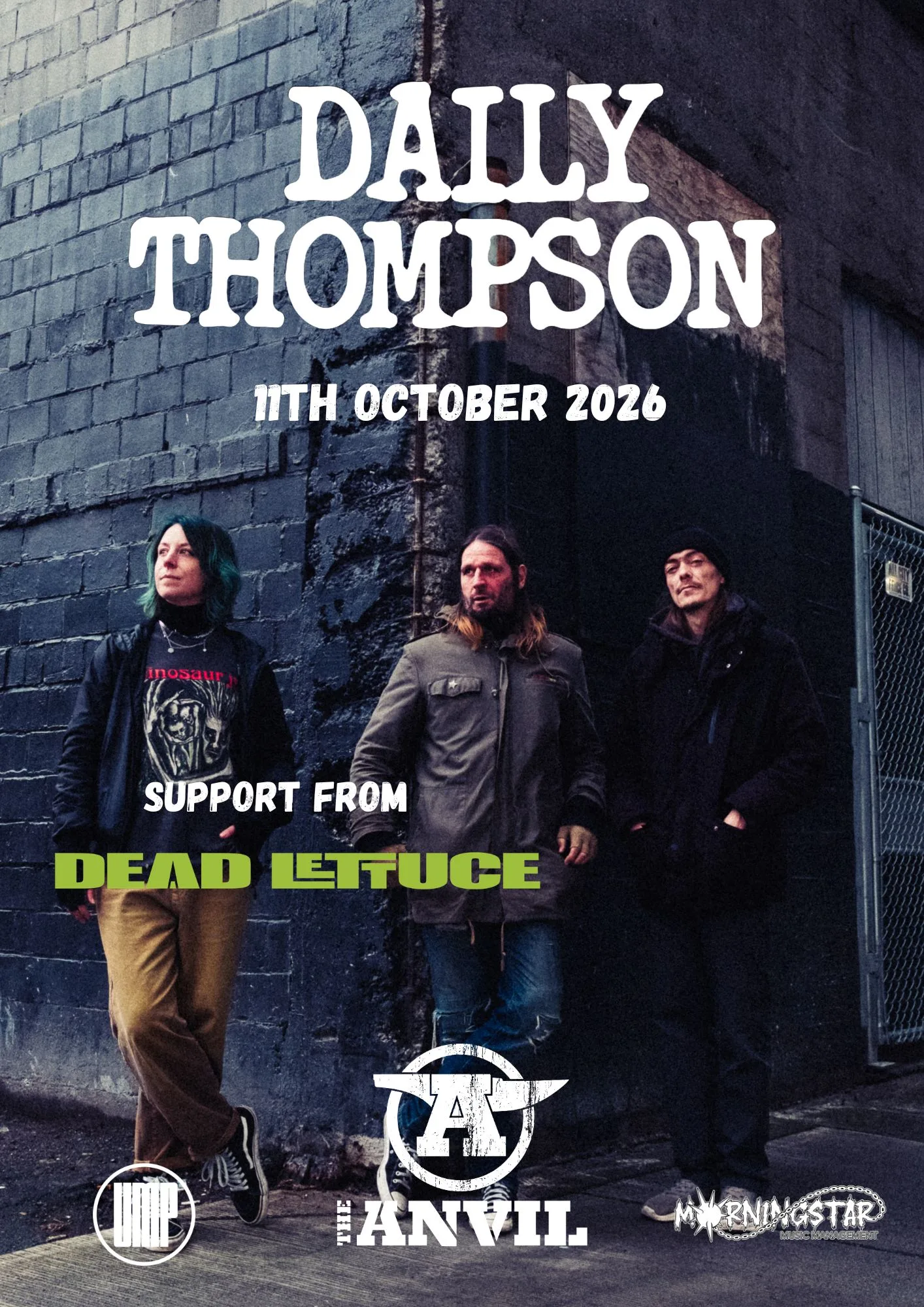 Daily Thompson // Dead Lettuce // TBC at The Anvil