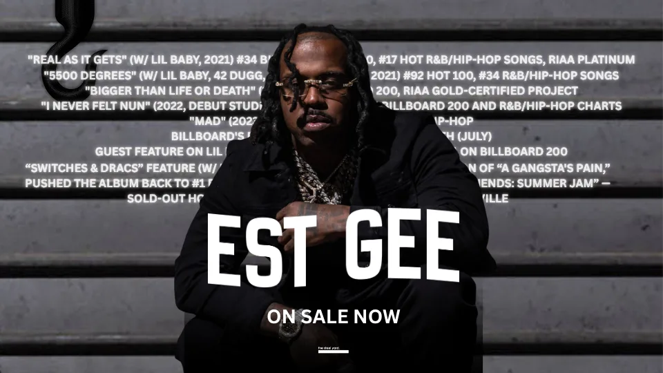 EST GEE - LONDON - BIGGER THAN THE DEVIL TOUR at The Steel Yard
