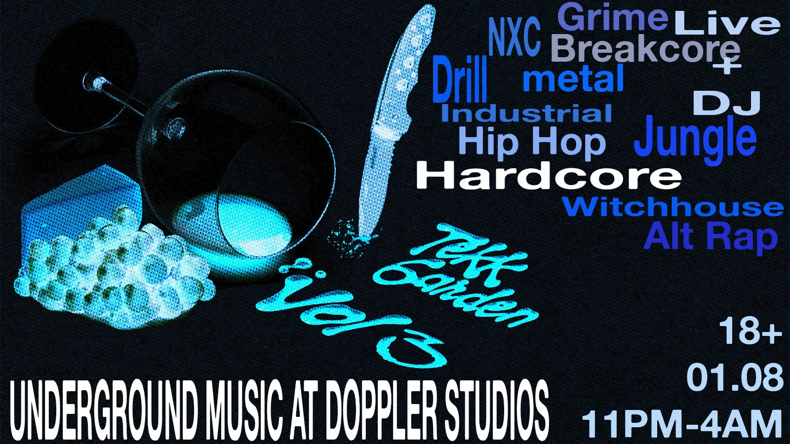 Tekkgarden Vol.3 at Doppler Studio