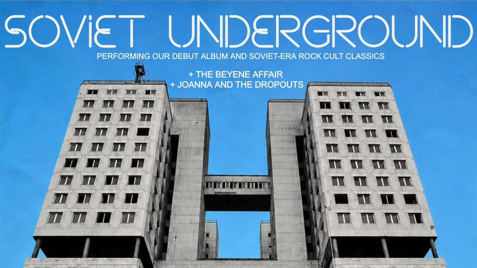 Sounds of Soviet Underground, Brighton, The Hope and Ruin, 13th September 2026 at The Hope & Ruin