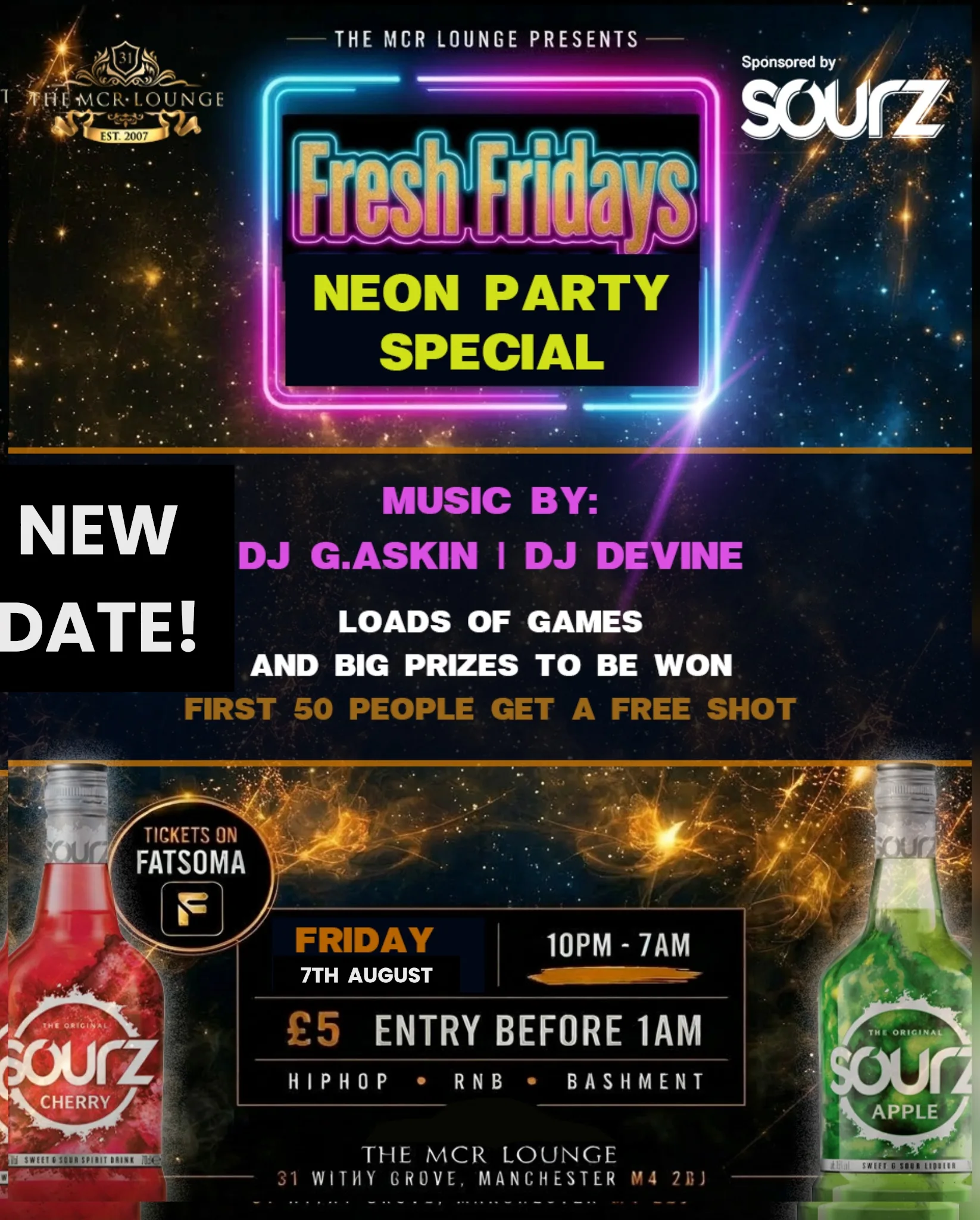 Fresh Fridays Neon Party at The MCR Lounge