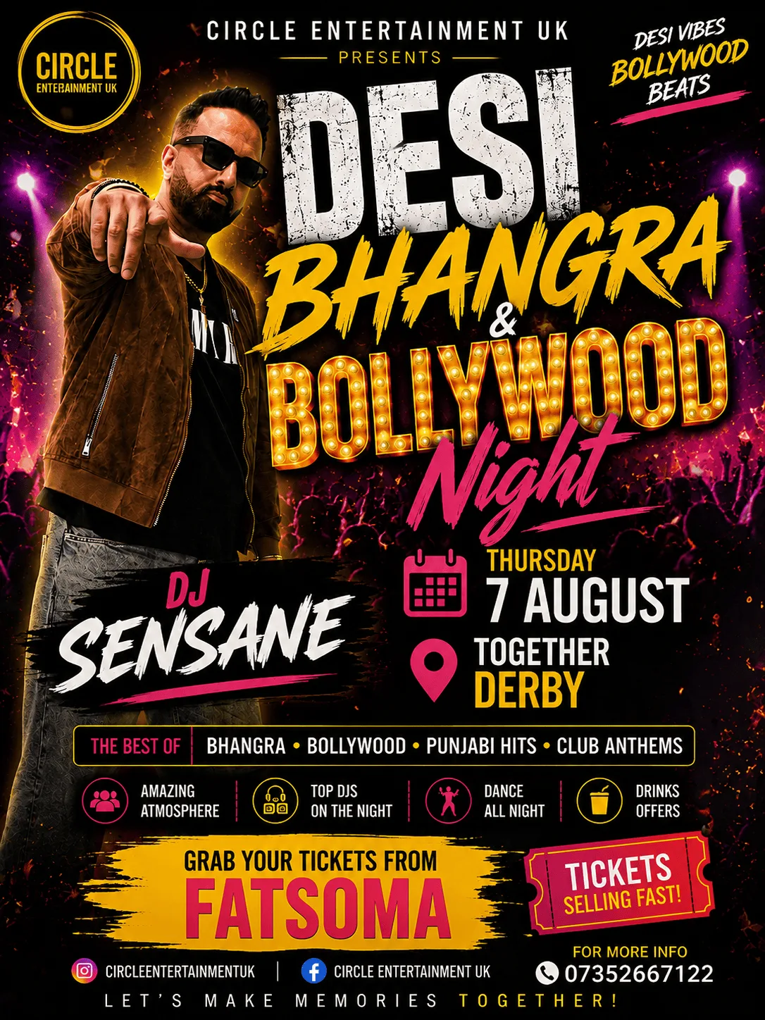 Desi Bhangra Bollywood Night In Derby