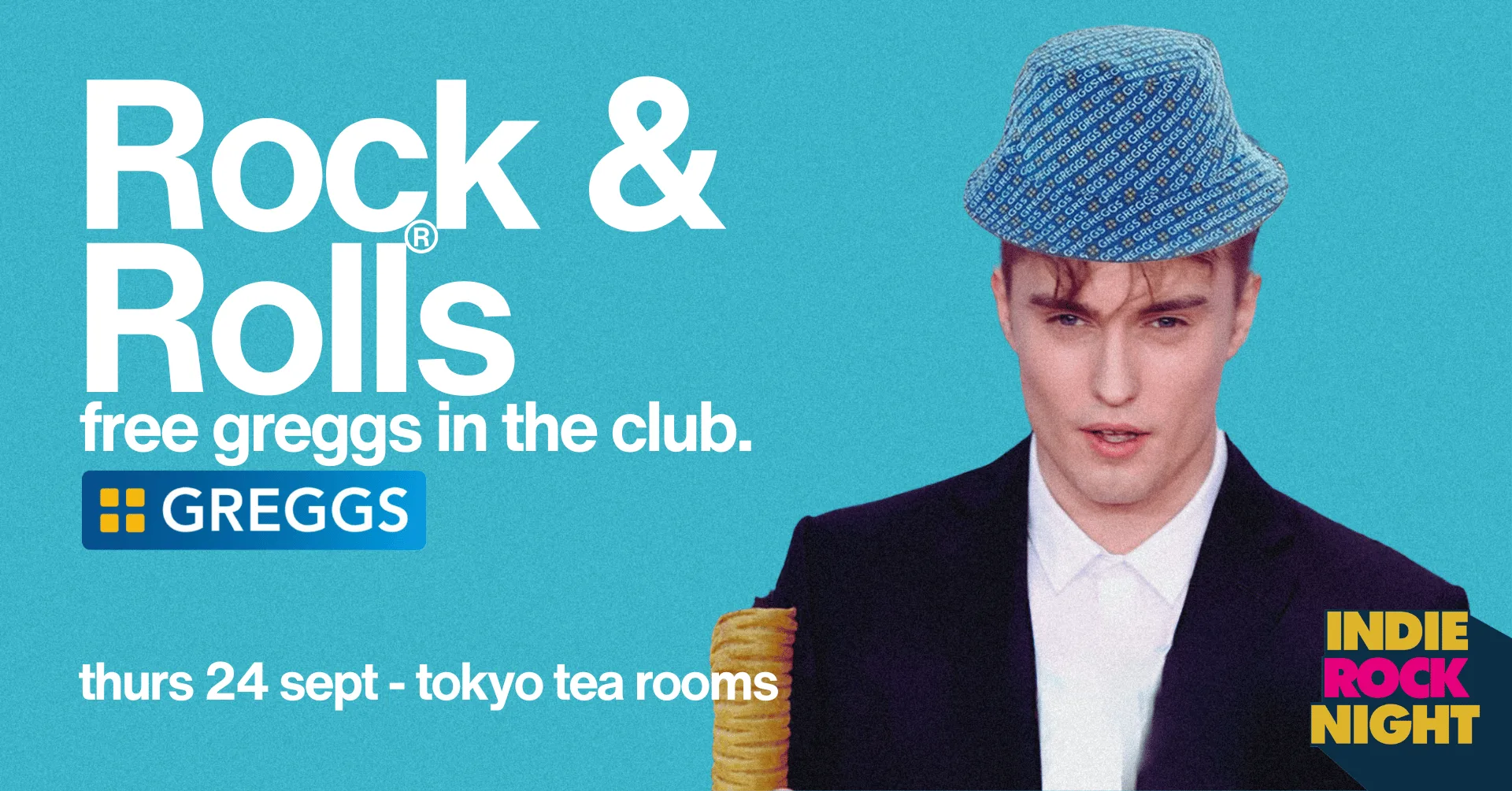 Indie Rock Night ∙ ROCK & ROLLS (free greggs in the club) at Tokyo Tea Rooms