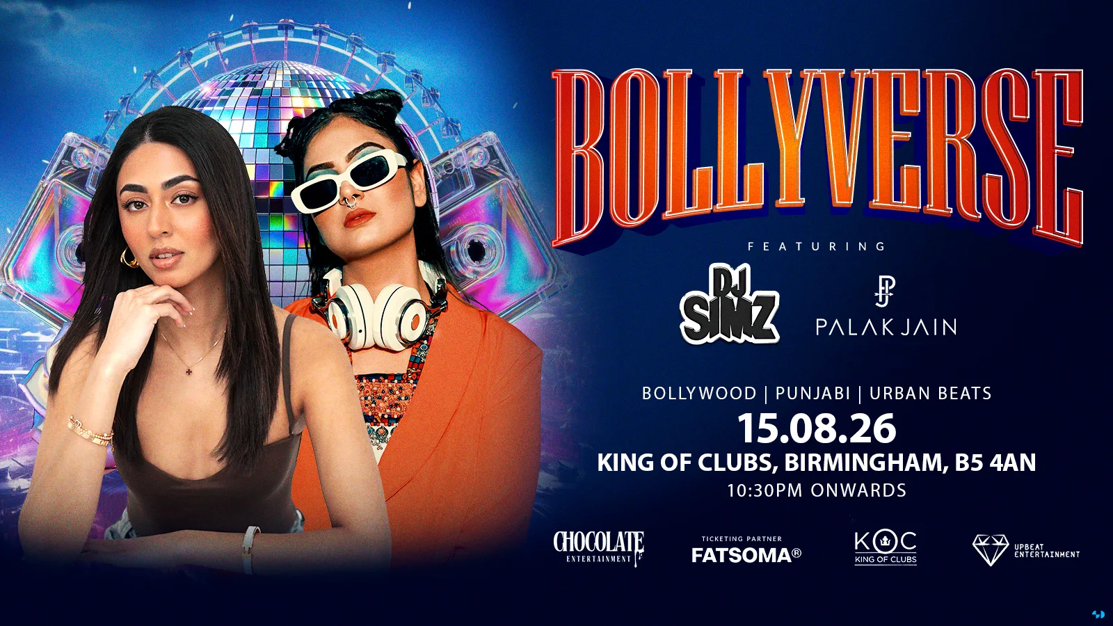 BOLLYVERSE - Bollywood/Punjabi Night in Birmingham - 15 August