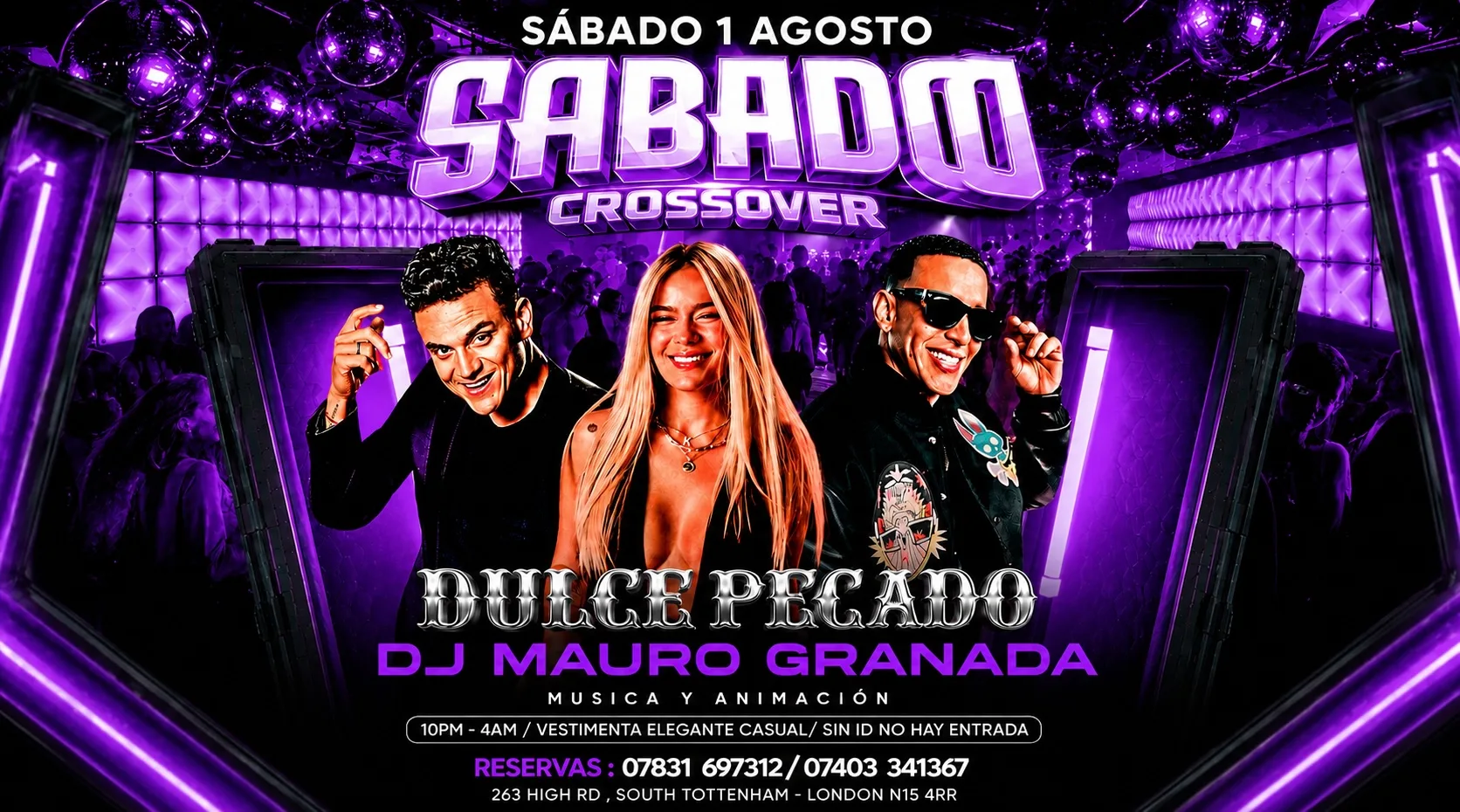 SABADO CROSSOVER @DULCE PECADO NIGHTCLUB