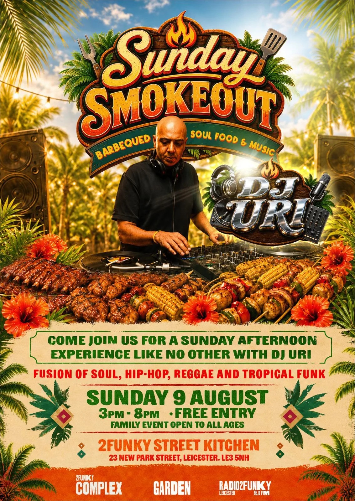 SUNDAY SMOKEOUT at 2Funky Street Kitchen