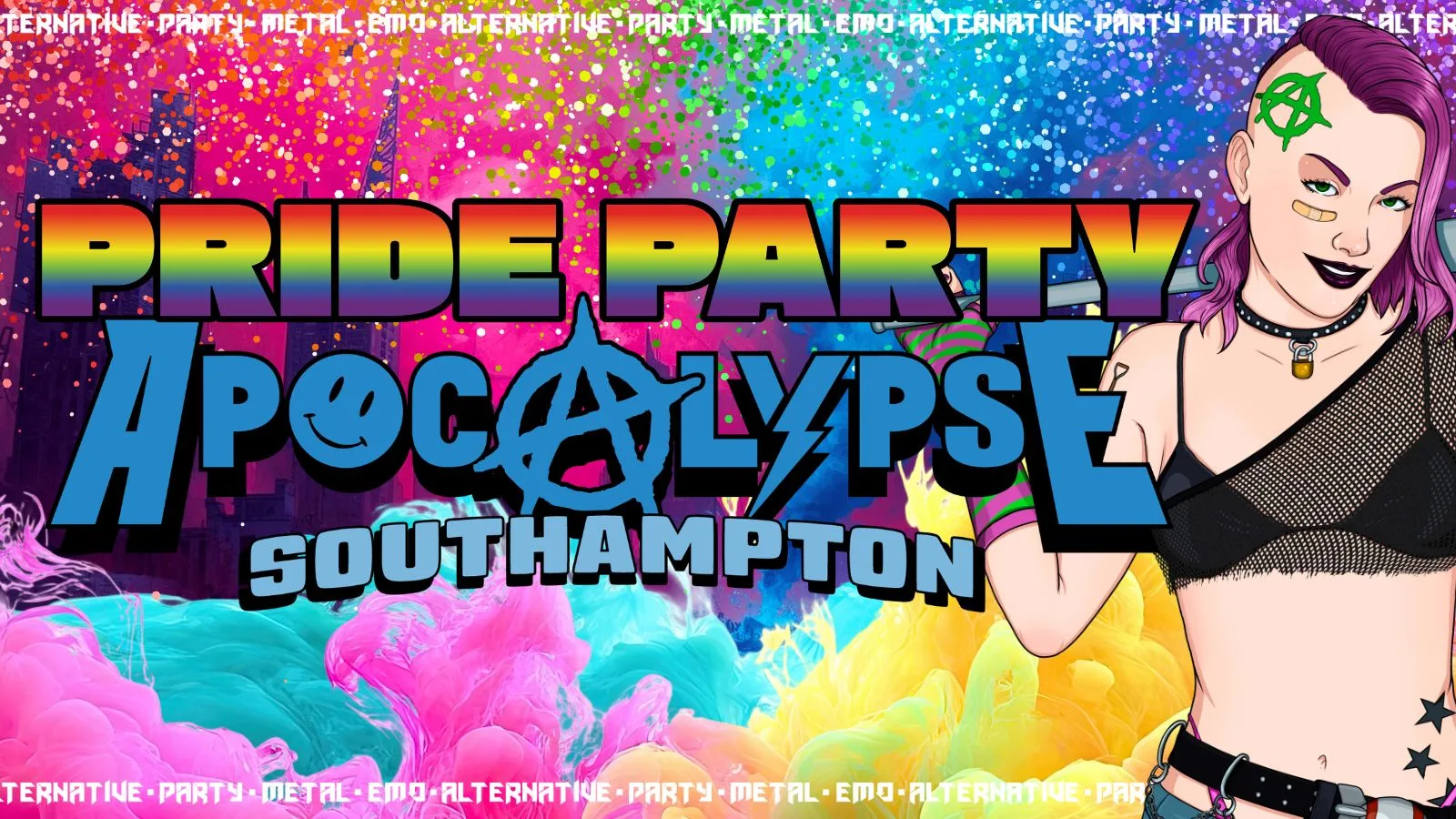 Apocalypse Southampton - *PRIDE PARTY* - Metal / Alternative / Emo at Sobar Southampton