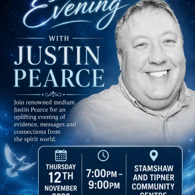 Evening of Mediumship with Justin Pearce at Stamshaw and Tipner Community Centre