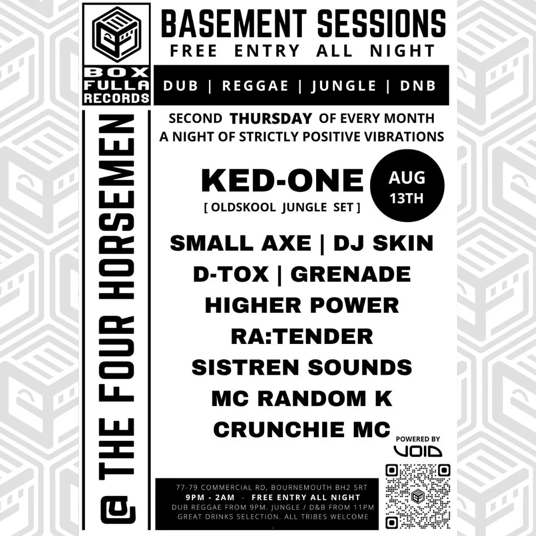 Box Fulla Records – Basement Sessions at The Four Horsemen Pub