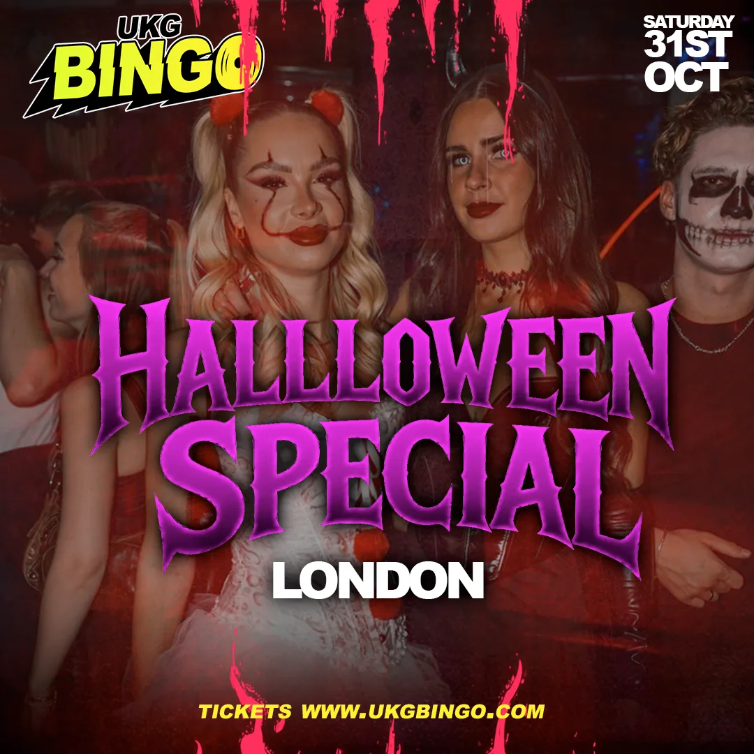 UKG BINGO Sat 31st October London Halloween special at Duo