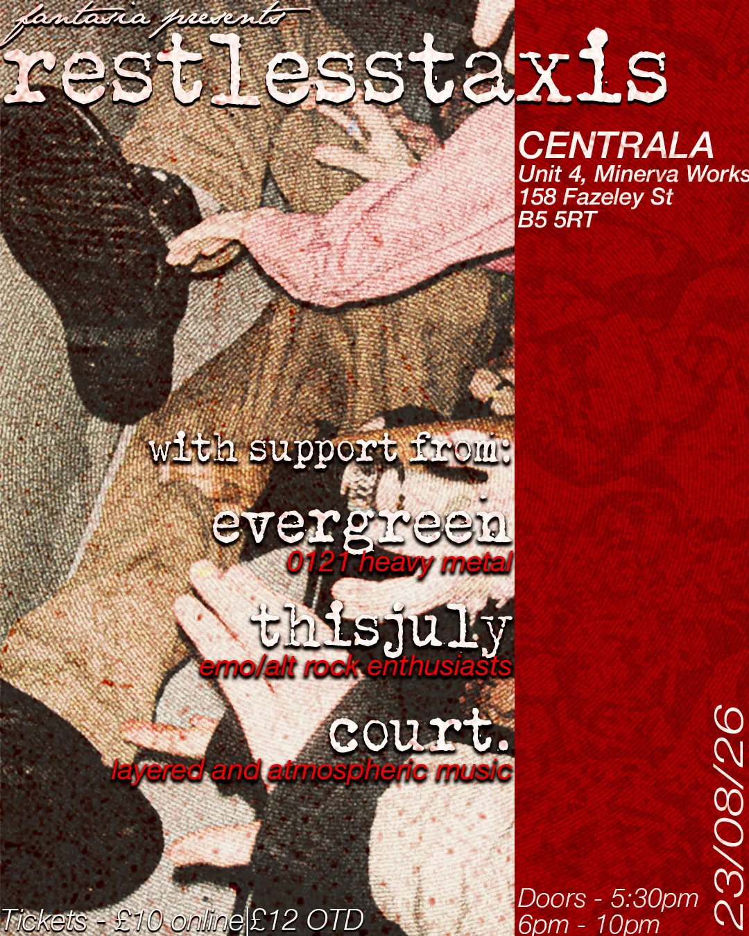 Fantasia Presents - restlesstaxis @ Centrala at Centrala