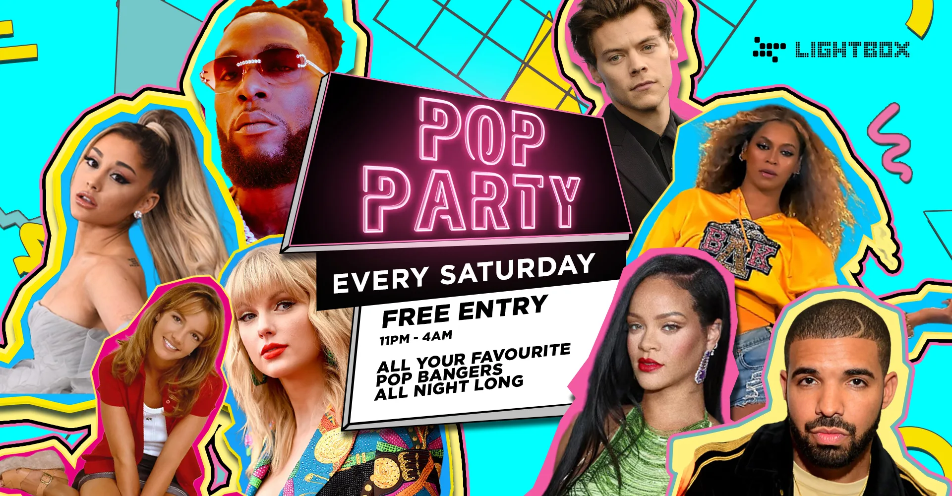 Pop Party - Pop All Night Long at Lightbox London