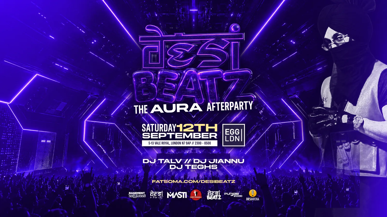 DESI BEATZ : THE AURA AFTERPARTY! | 12.09.26 | EGG LONDON