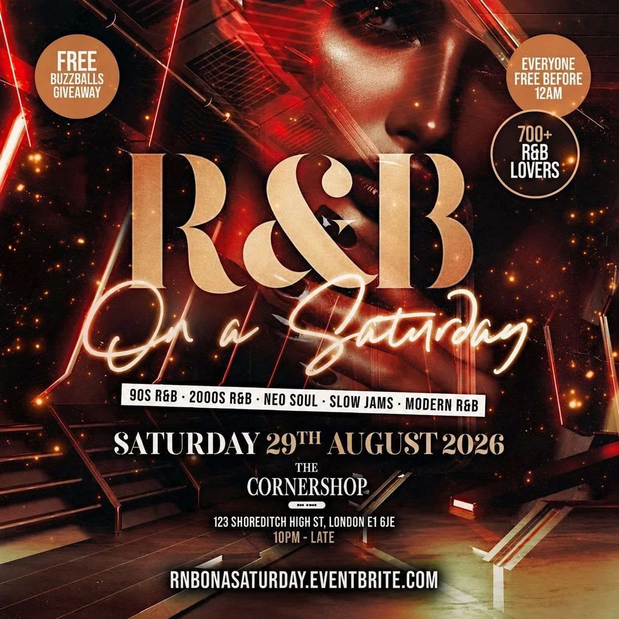 R&B On A Saturday - Shoreditch Free RnB Party at The Cornershop Bar