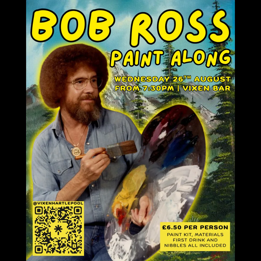 Bob Ross Paint-Along