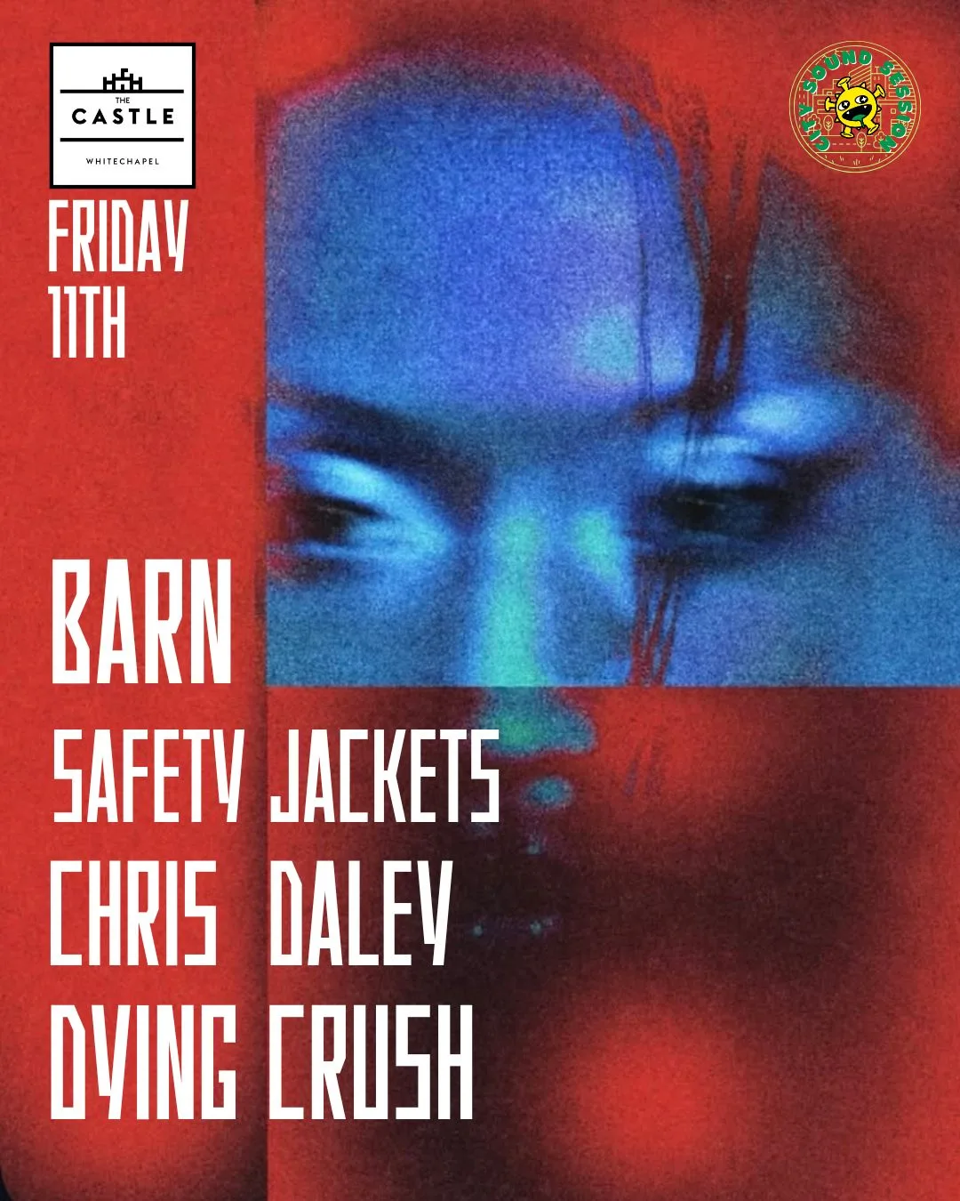 Barn, Chris Daley, Safety Jackets and Dying Crush at The Castle
