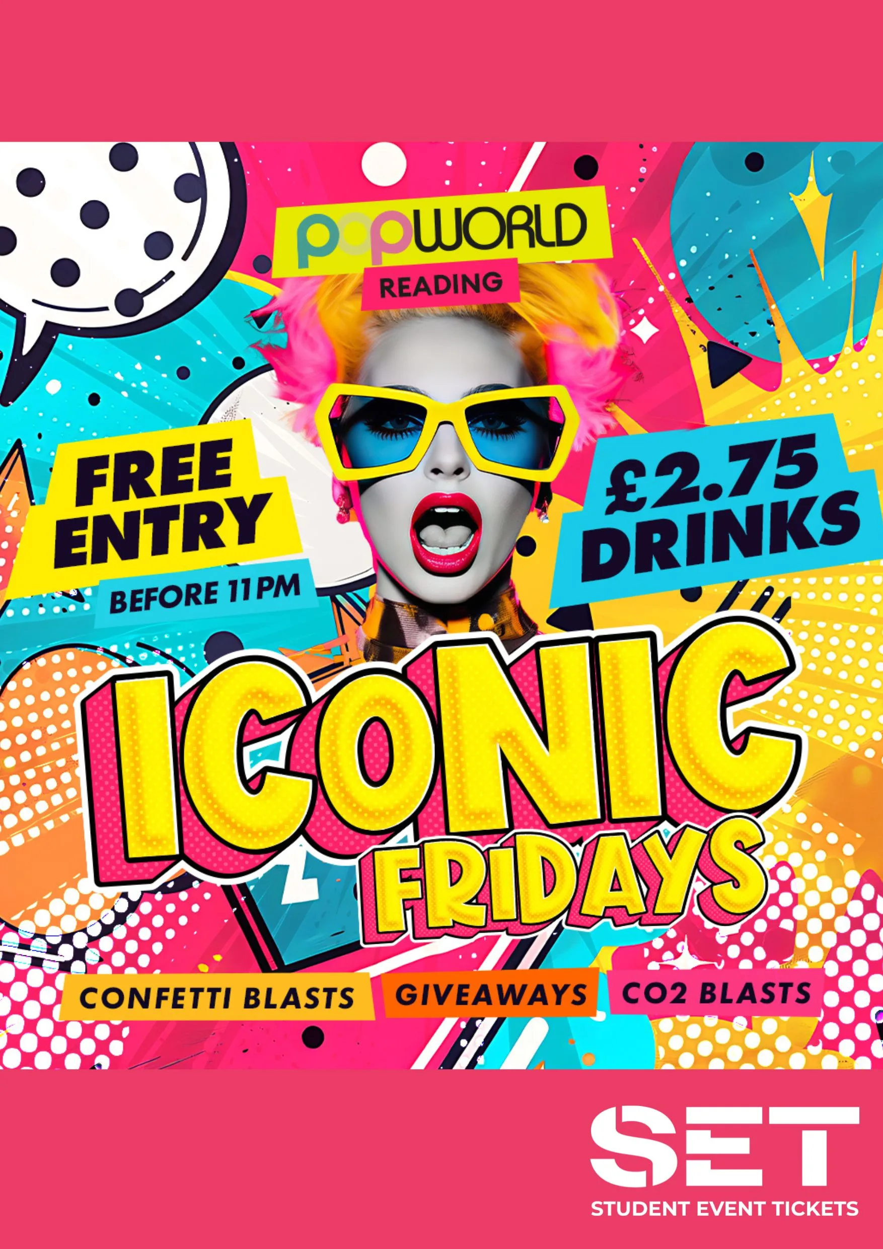 ICONIC FRIDAYS @ POPWORLD READING 18TH SEPTEMBER