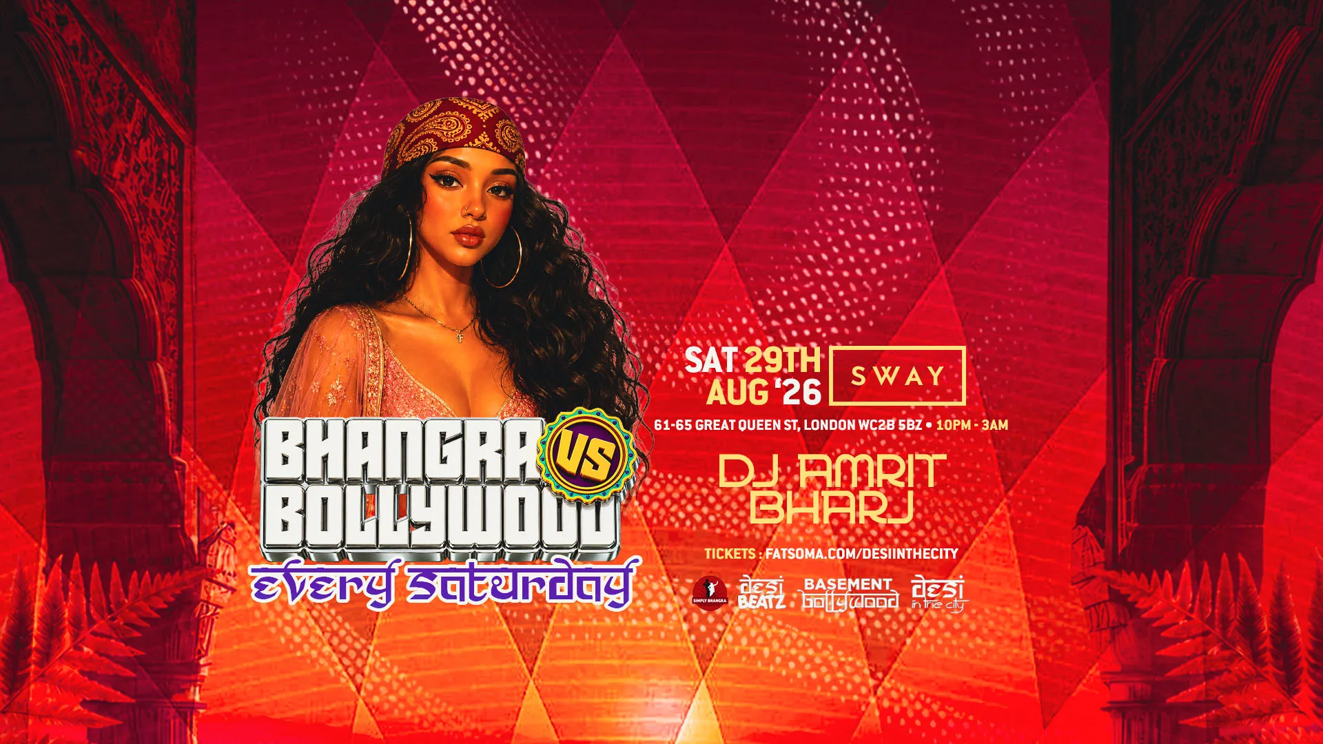 BHANGRA VS BOLLYWOOD | 29.08.26 | Every Sat! | Sway Bar at Sway Bar