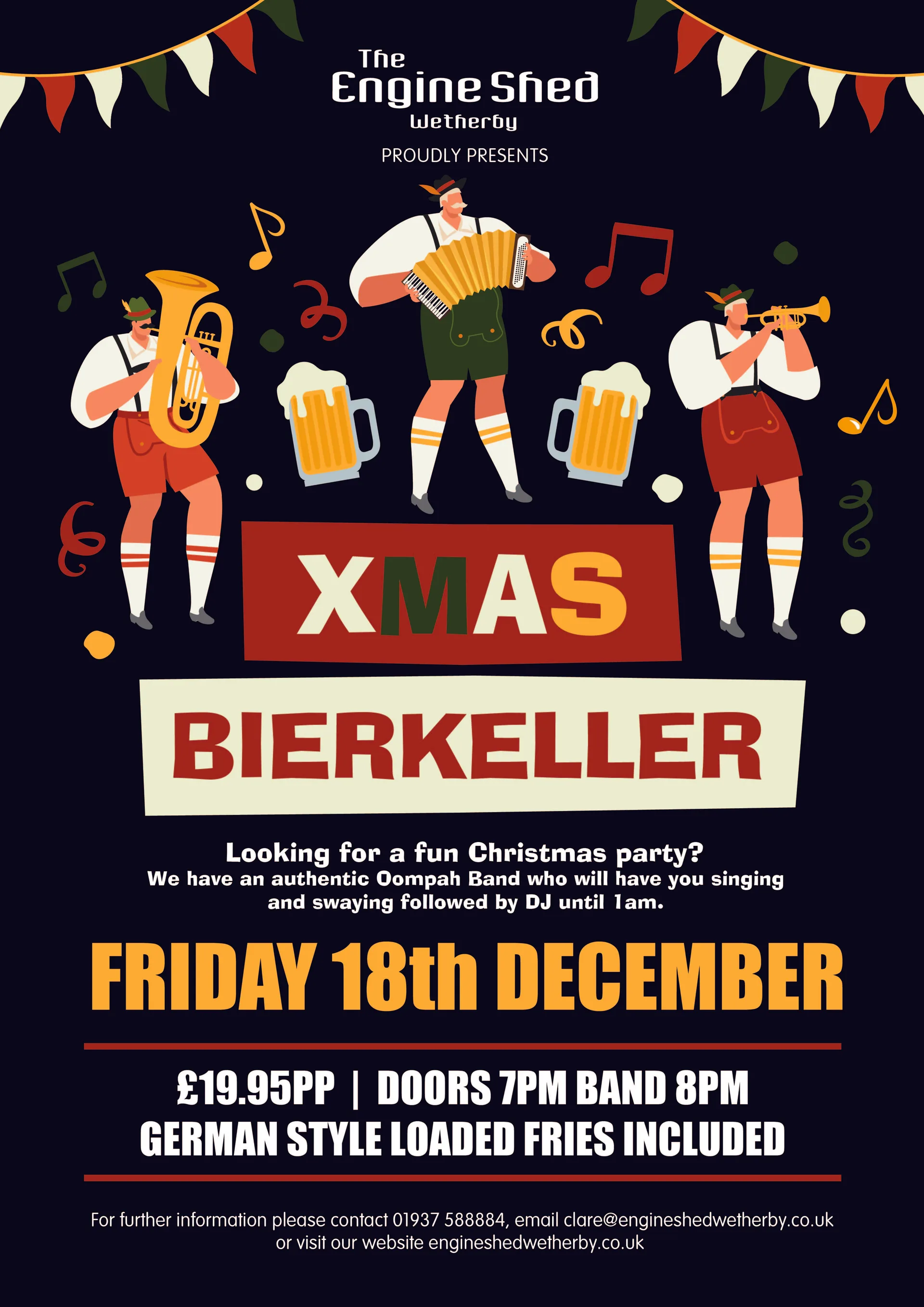 Xmas Bierkeller at The Engine Shed Wetherby