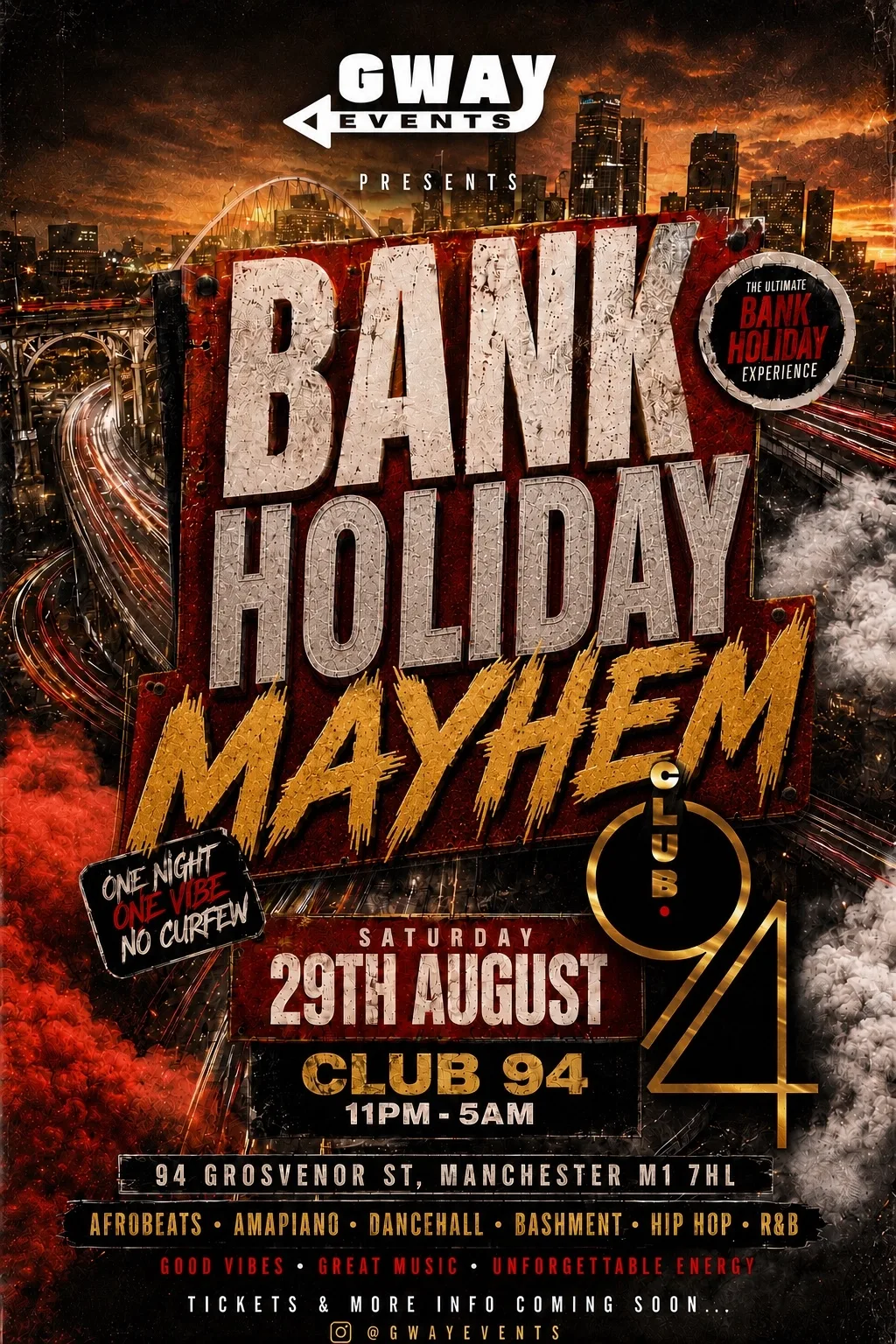 BANK HOLIDAY MAYHEM