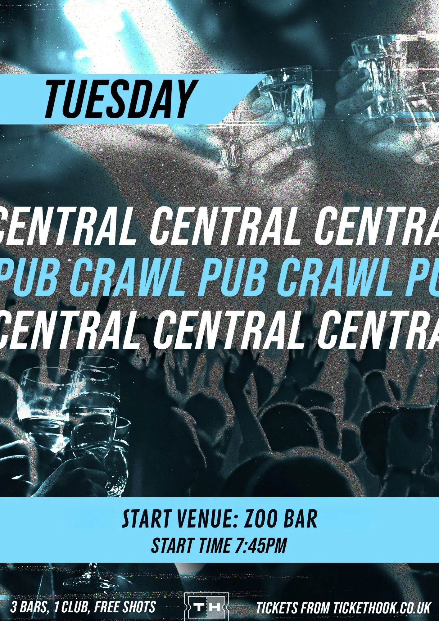 CENTRAL LONDON PUB CRAWL TUESDAY 11TH AUGUST at Zoo Bar & Club