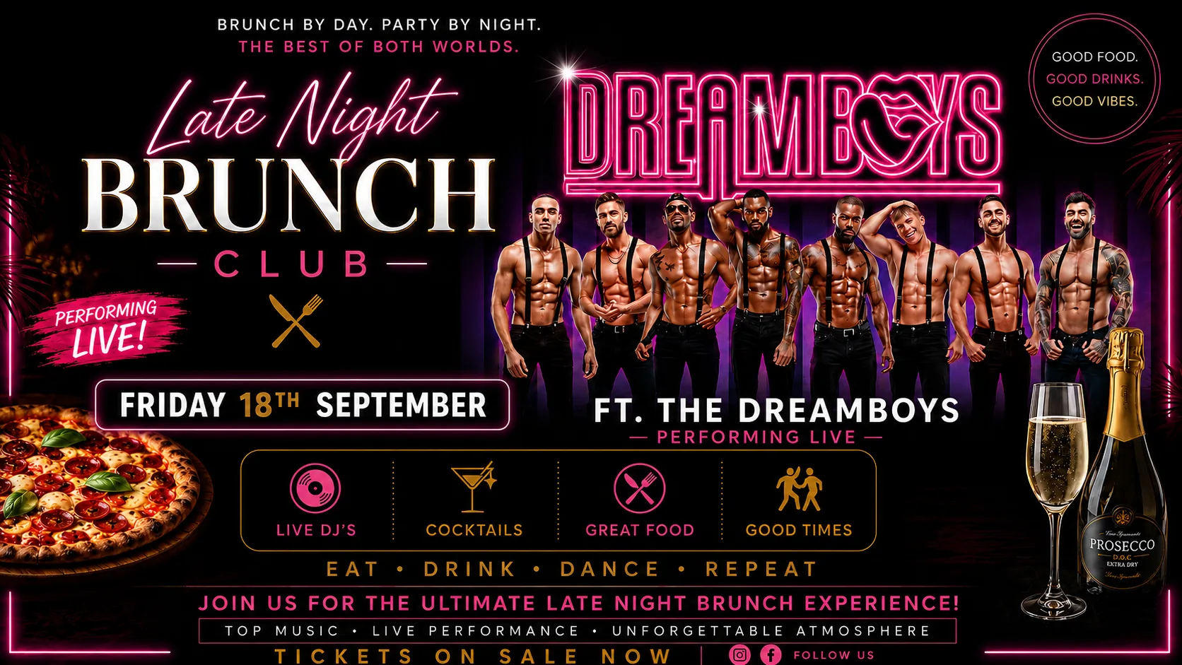 DREAMBOYS LIVE - LATE NIGHT BRUNCH CLUB at Empire Theatre Rotherham