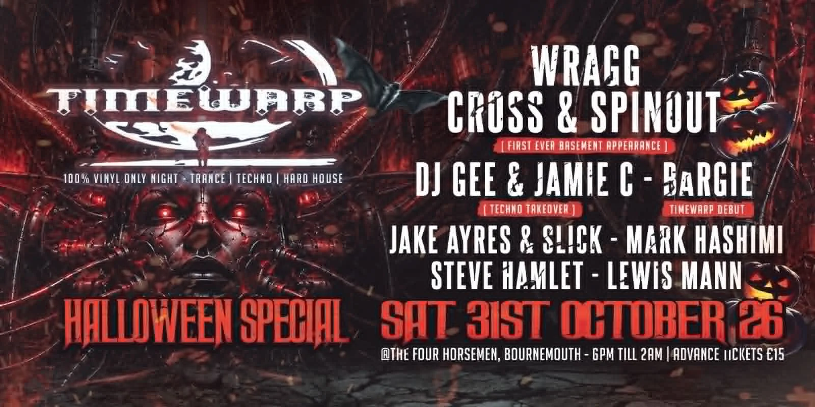 Timewarp: Halloween Special at The Four Horsemen Pub