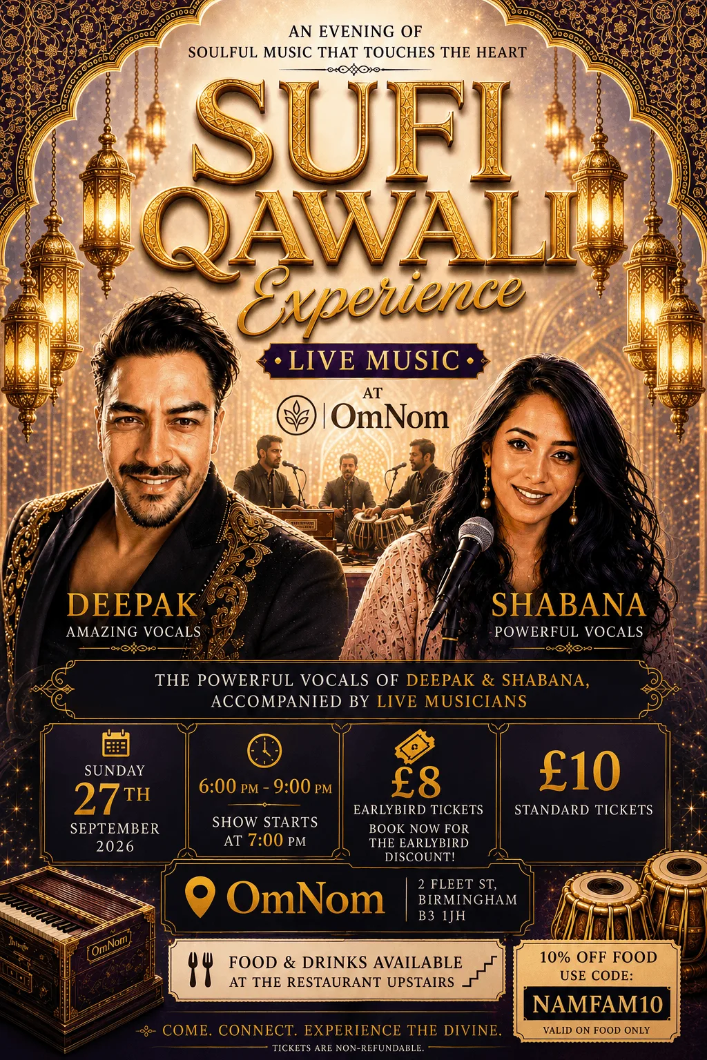 Sufi Qawwali Night at OmNom