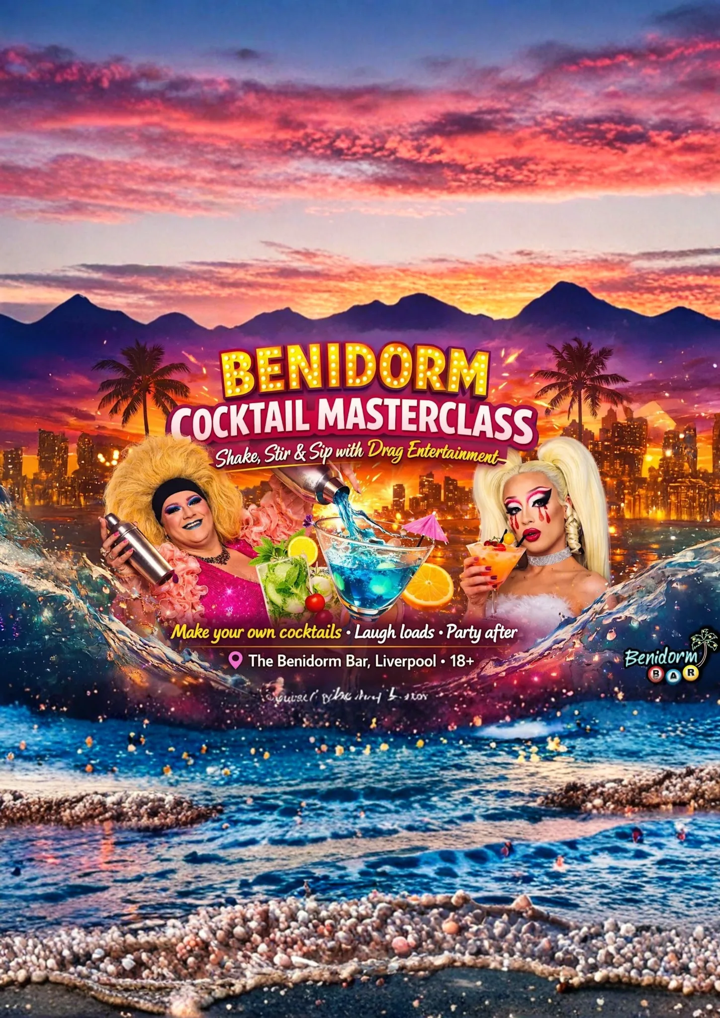 COCKTAIL MASTERCLASSES @ The Benidorm Bar, Liverpool - 24TH SEPTEMBER