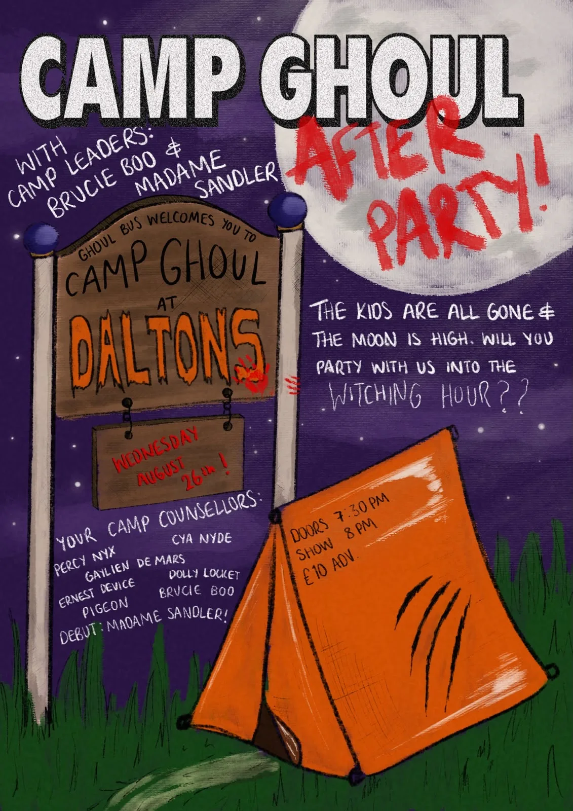 Ghoul Bus Presents: CAMP GHOUL at Daltons at Daltons