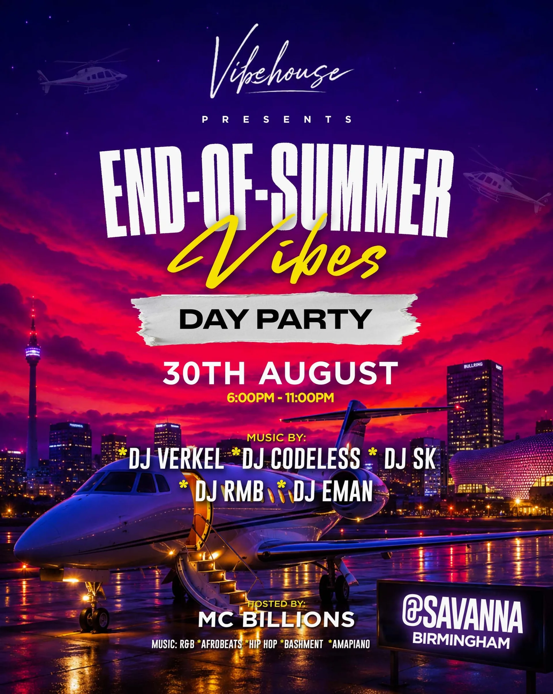 END OF SUMMER VIBES at Savanna Restaurant & Cocktail Bar