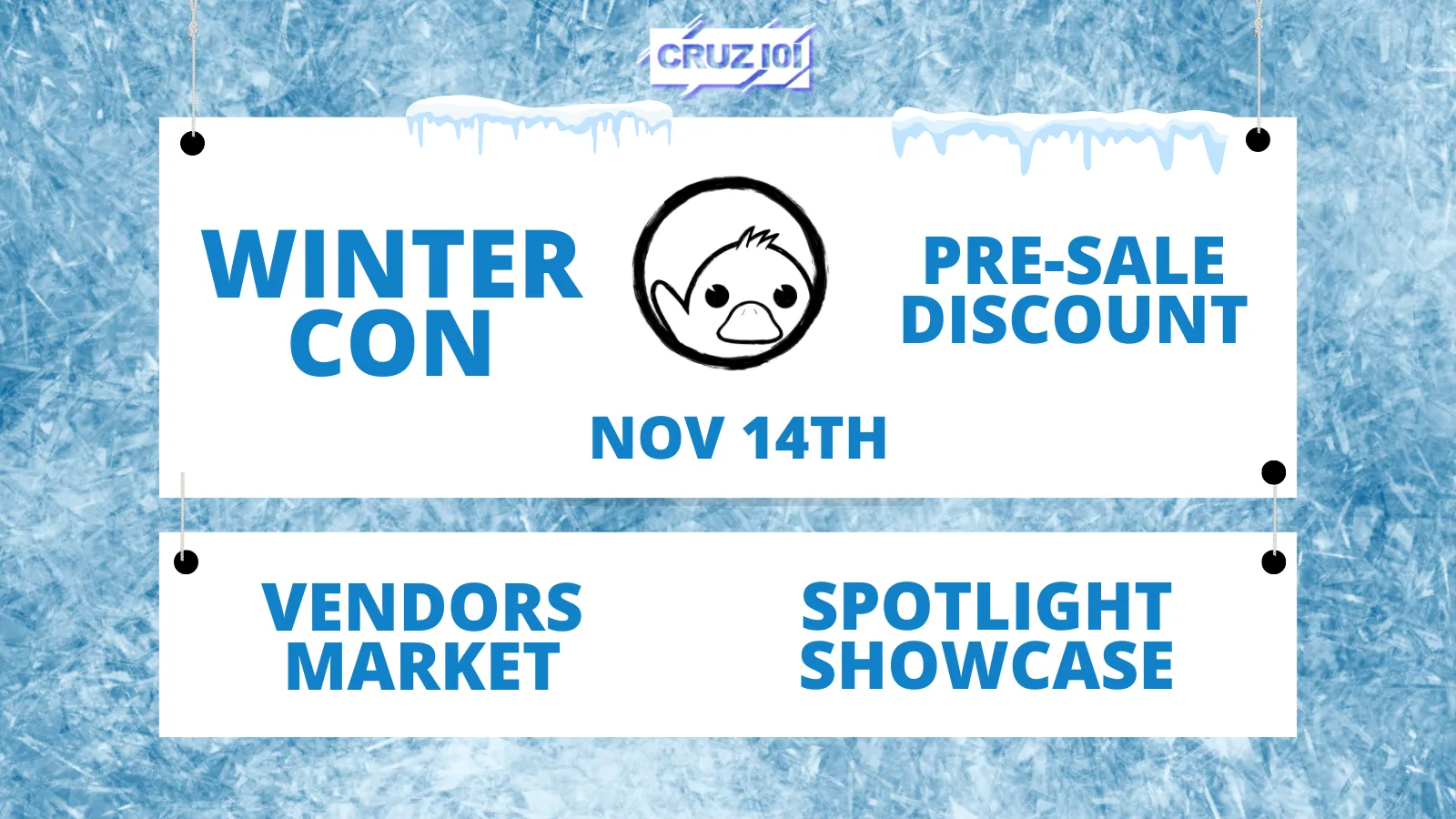 QuAC Presents- Winter Con at Cruz 101