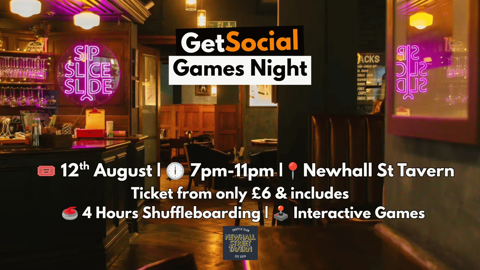 GetSocial Games Night | Meet New People & Make Friends (20s–40s) 🥌 at Felsons - Birmingham
