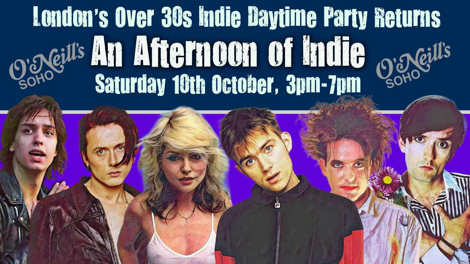 LONDON: An Afternoon of indie - Indie for the over 30s: 3pm-7pm, 10th October