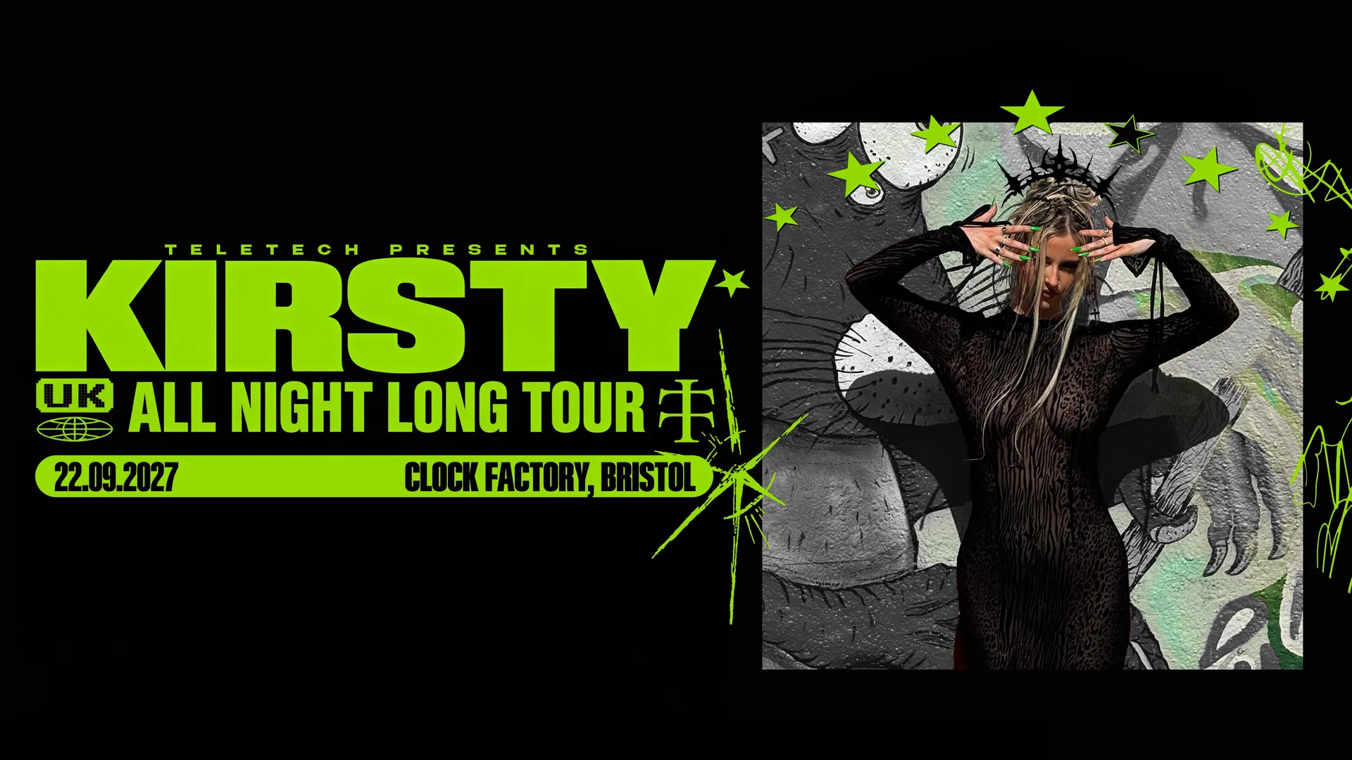 Teletech Bristol: KIRSTY [ALL NIGHT LONG] at Clock Factory