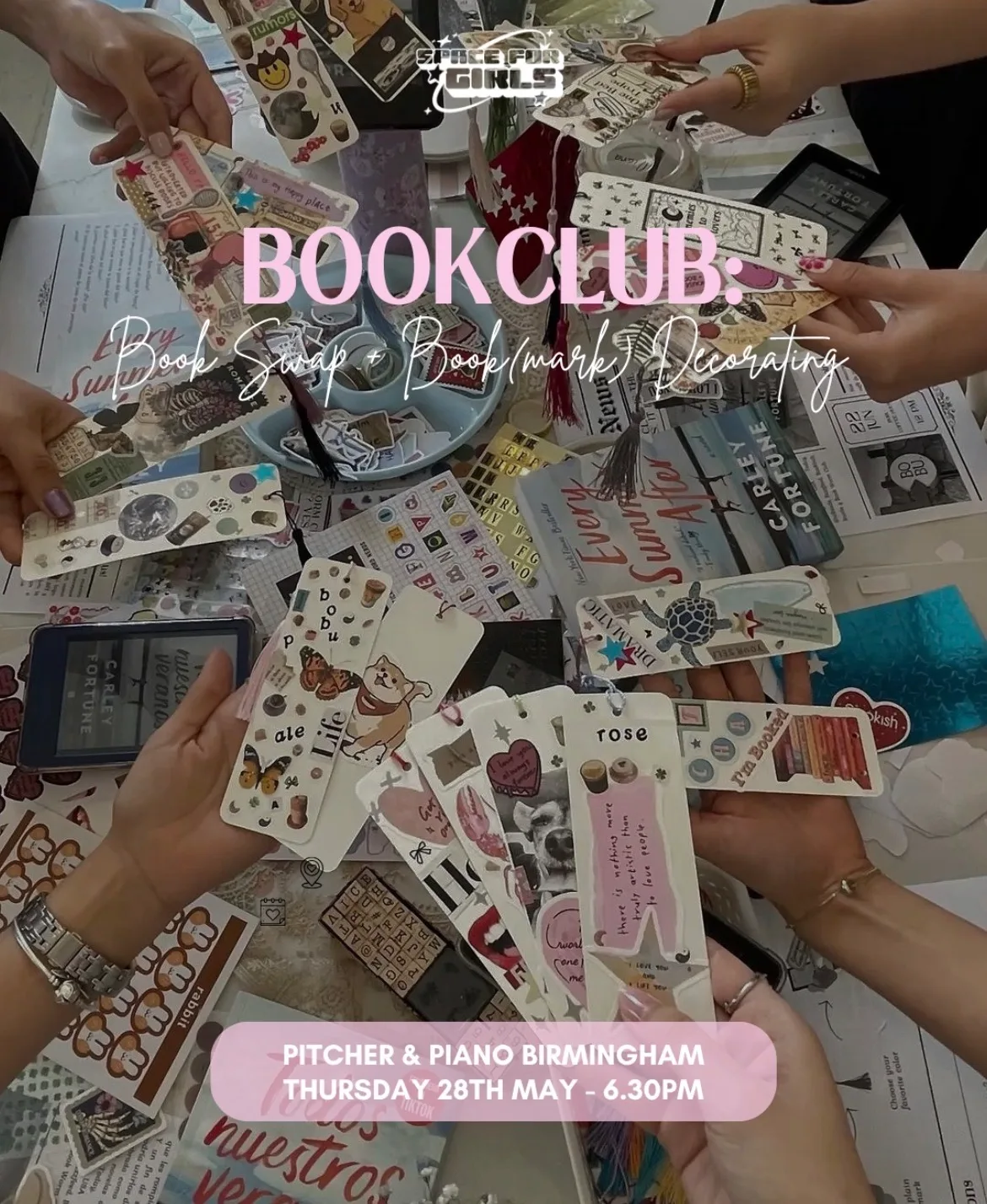 SFG: Book Swap + Decorating 🌟 at Pitcher & Piano Birmingham