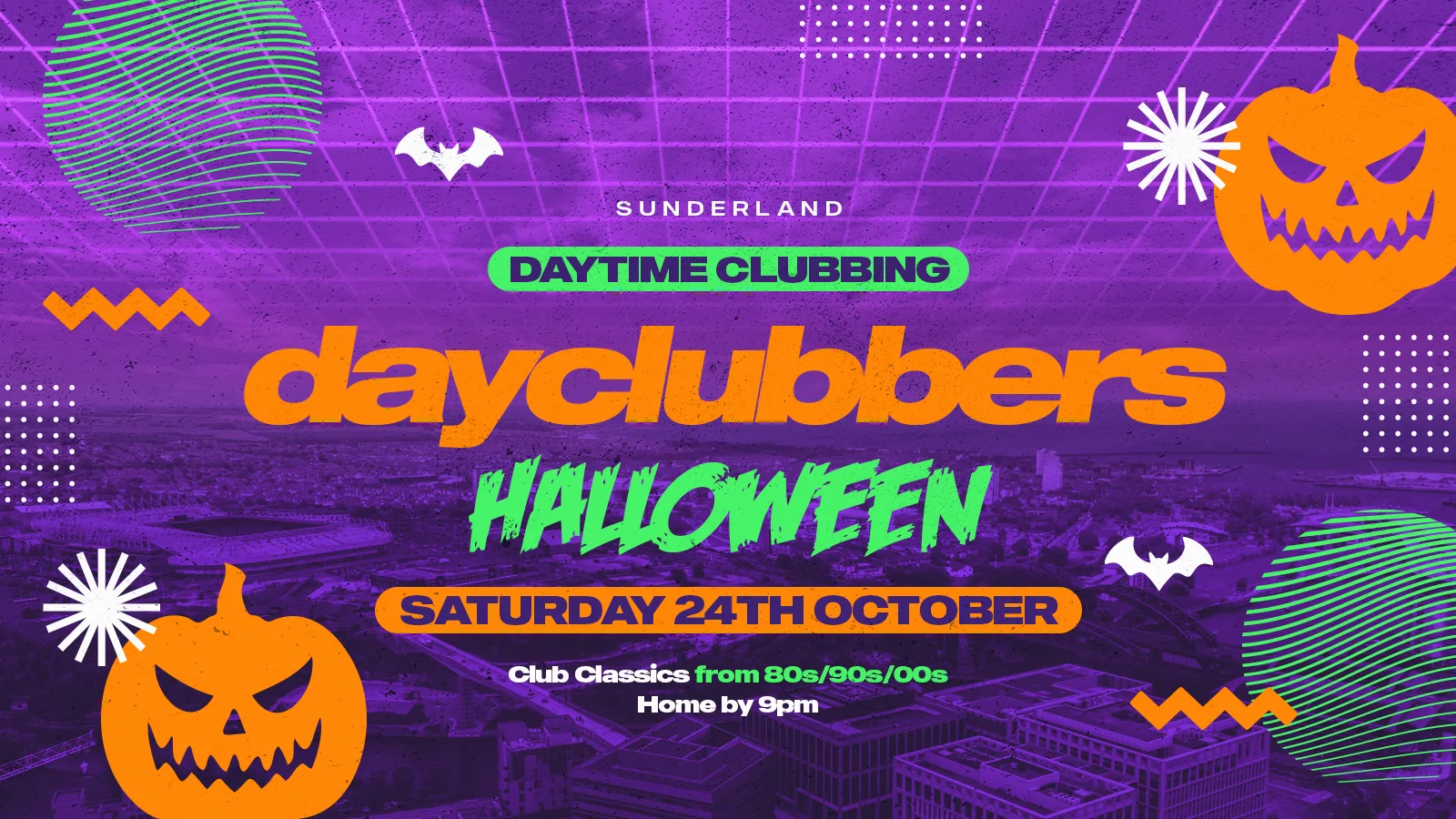 Sunderland - DayClubbers: The Halloween Day Party! 👻🕺 at The 3 Stories