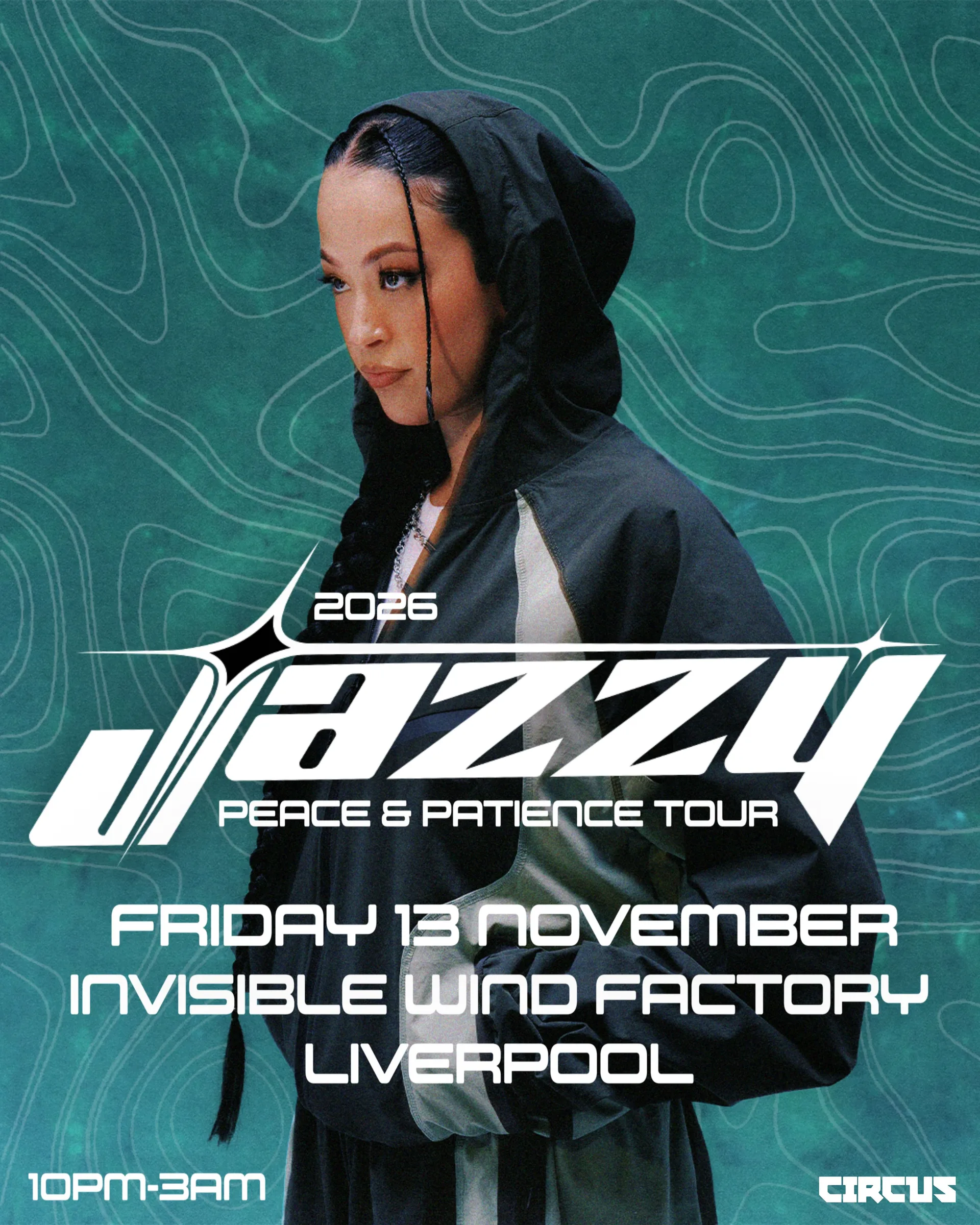 Jazzy (DJ Set) at Invisible Wind Factory, Liverpool - 13th November 2026 at Invisible Wind Factory