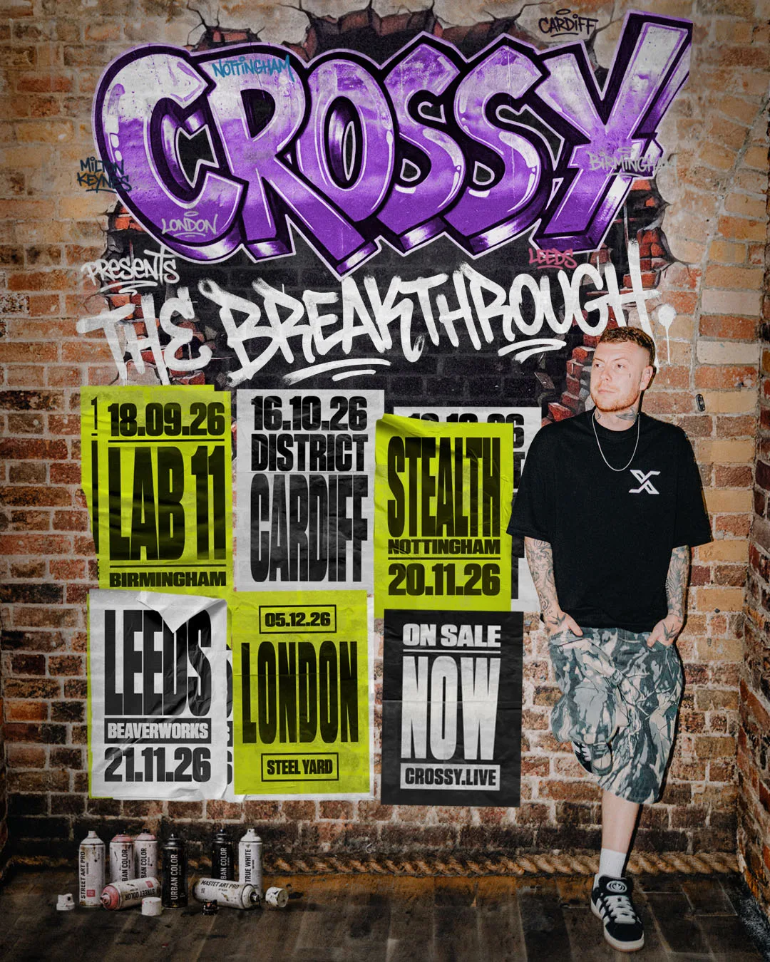 Crossy Presents: The Breakthrough | Cardiff at District Cardiff