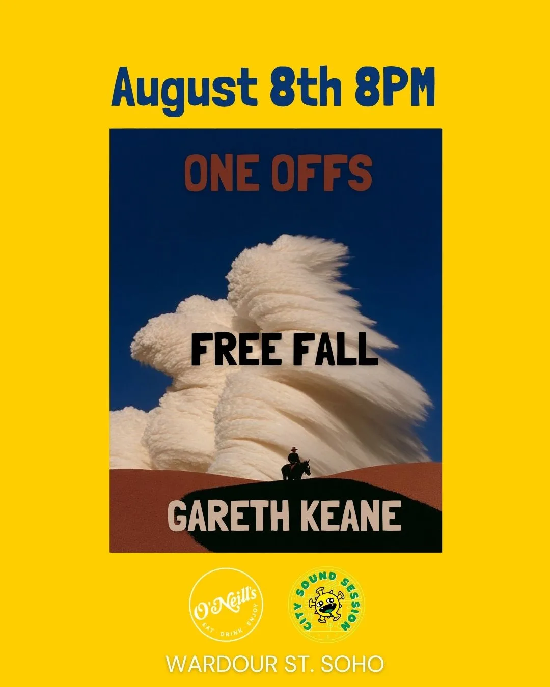 One Offs, Free Fall and Gareth Keane at O'Neill's Wardour Street