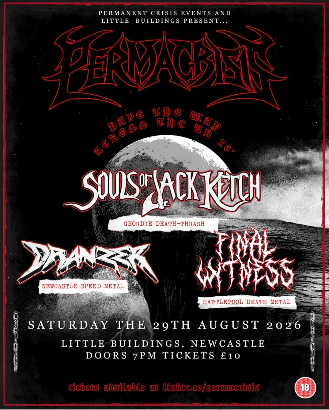 Permacrisis, Souls of Jack Ketch, Dranzer, Final Witness at Little Buildings 