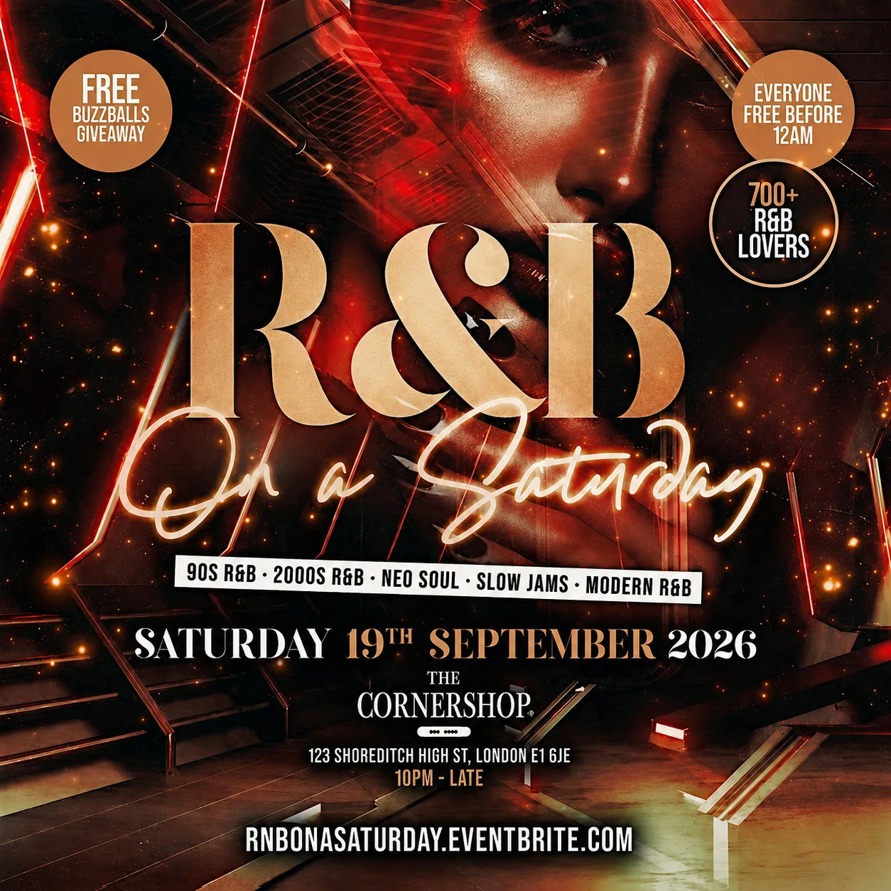 R&B On A Saturday - Shoreditch Free RnB Party at The Cornershop Bar