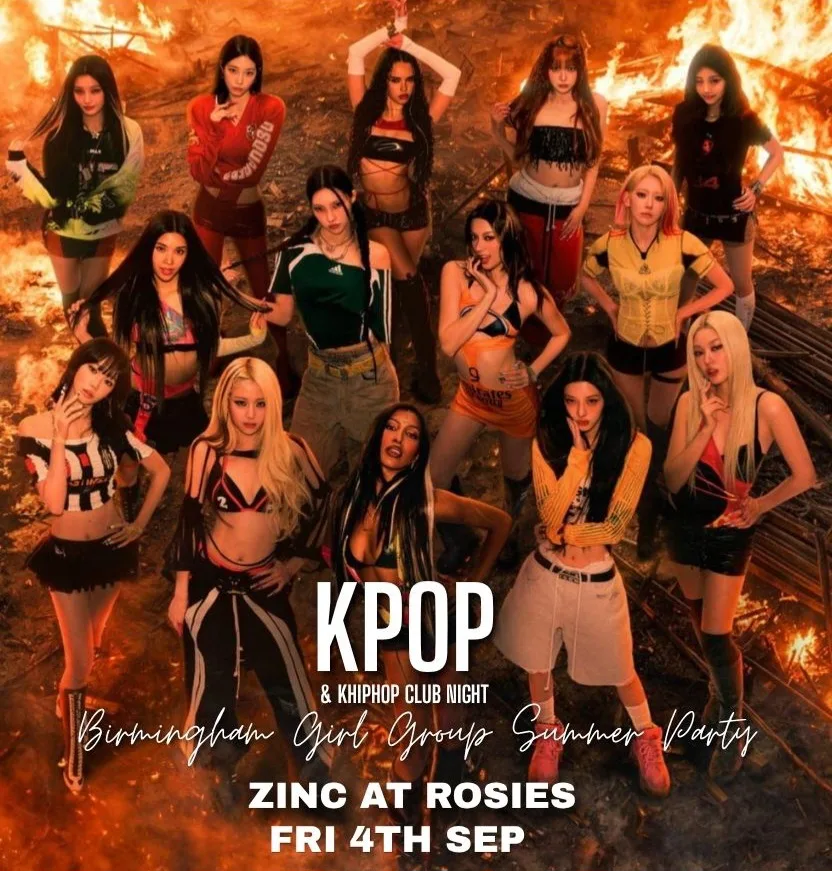 BIRMINGHAM End Of Summer KClub Night: Girl Group Summer Party | KPop HipHop EDM & More | £5 Tickets for Soc Members & Dance teams | 4/9/26