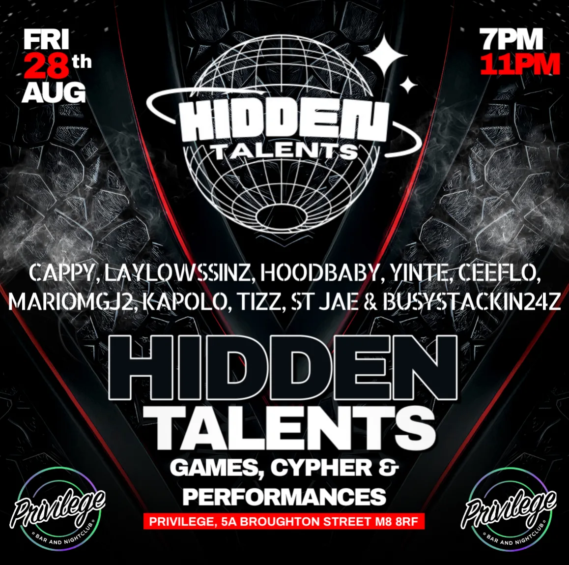Hidden Talents at Privilege Bar & Night Club
