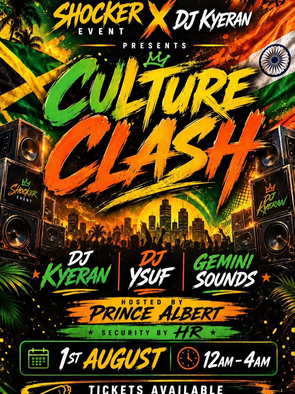 CULTURE CLASH FINAL 50 TICKETS🎟️