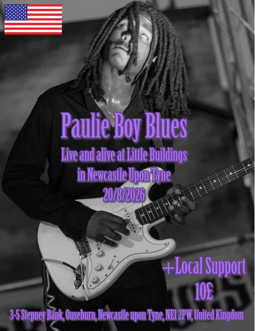 Paulie Boy Blues//B Line//Rob Milligan at Little Buildings 