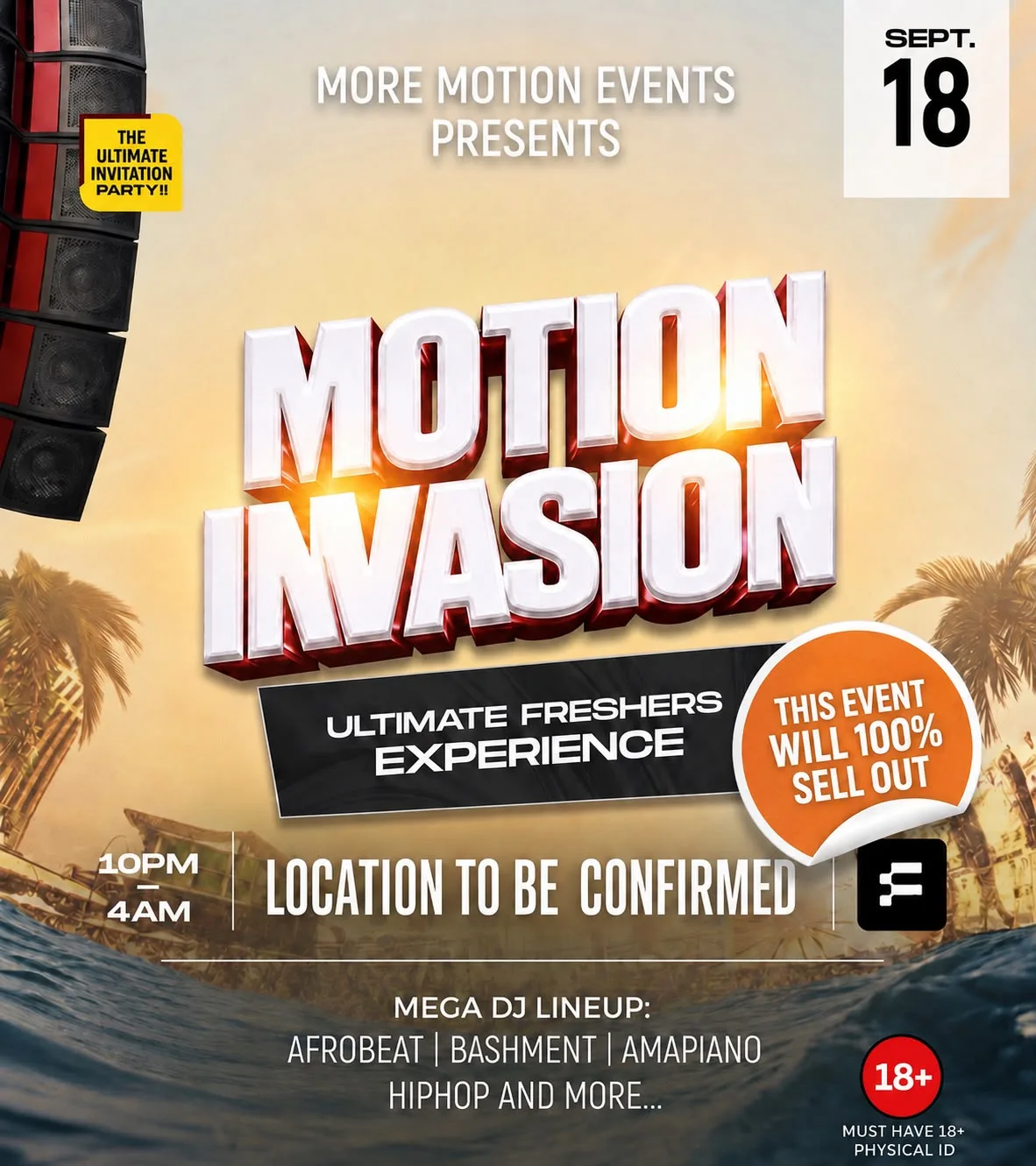 🏝️Motion Invasion🏝️ — Ultimate Freshers Experience Birmingham 2026 | 500+ Ravers